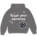 Broken Planet Market 'Trust Your Universe "hoodie gray