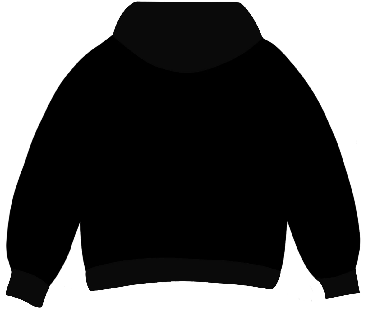Broken Planet Market Basic Midnight Black Hoodie