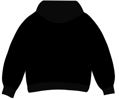 Broken Planet Market Basic Midnight Black Hoodie