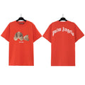 Palm Angels Headless Bear Graphic T-Shirt - Red