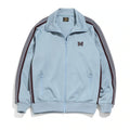 Needles Style Embroidered Butterfly Track Jacket - Light Blue/Burgundy