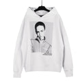 Palm Angels Portrait Graphic Hoodie - White