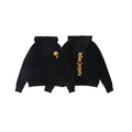 Palm Angels Burning Palm Tree & Flame Logo Hoodie - Black
