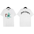 Palm Angels Bamboo/Leaf Graphic T-Shirt - White