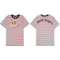 Palm Angels Striped Bear Graphic T-Shirt - Red/White/Black