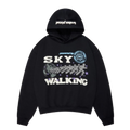 BROKEN PLANET MARKET 'SKY WALKING' HOODIE (MIDNIGHT BLACK)