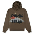 Broken Planet Market Cosmic Peaks Hoodie Cinder Brown