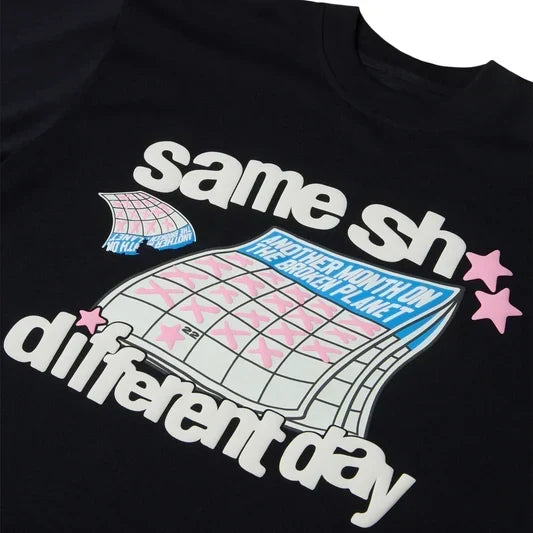 Broken Planet T Shirt Different Day Midnight Black