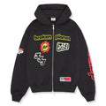 Broken Planet Zip Up Hoodie Performance Soot Black