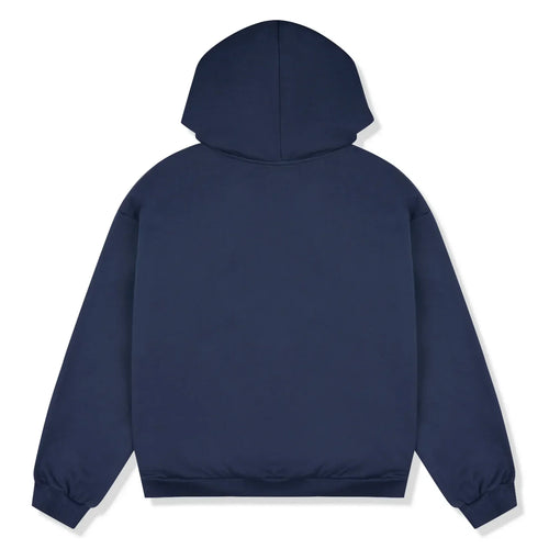 Broken Planet Market Deep Navy Zip Up Hoodie